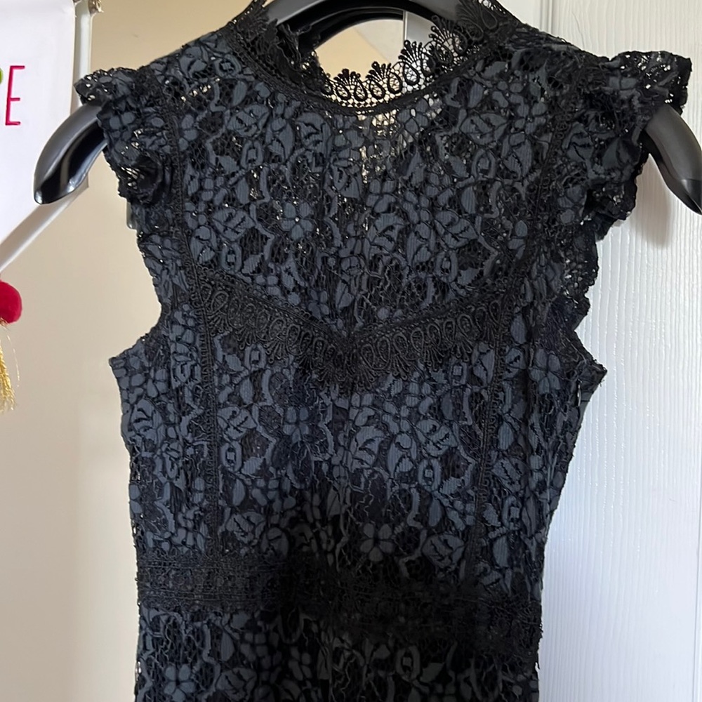 Zara lace midi dress